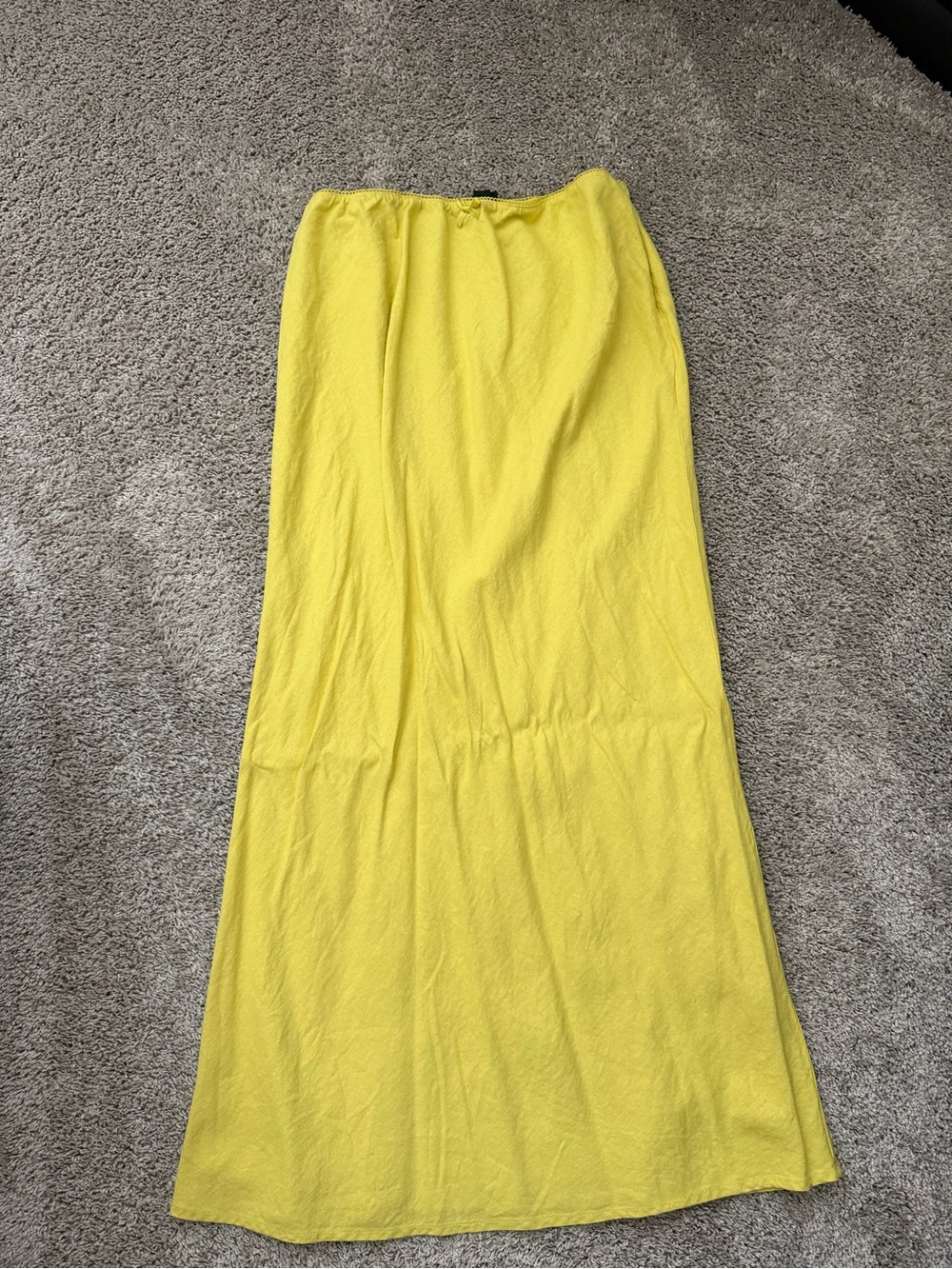 Wild Fable Medium Yellow Maxi Skirt